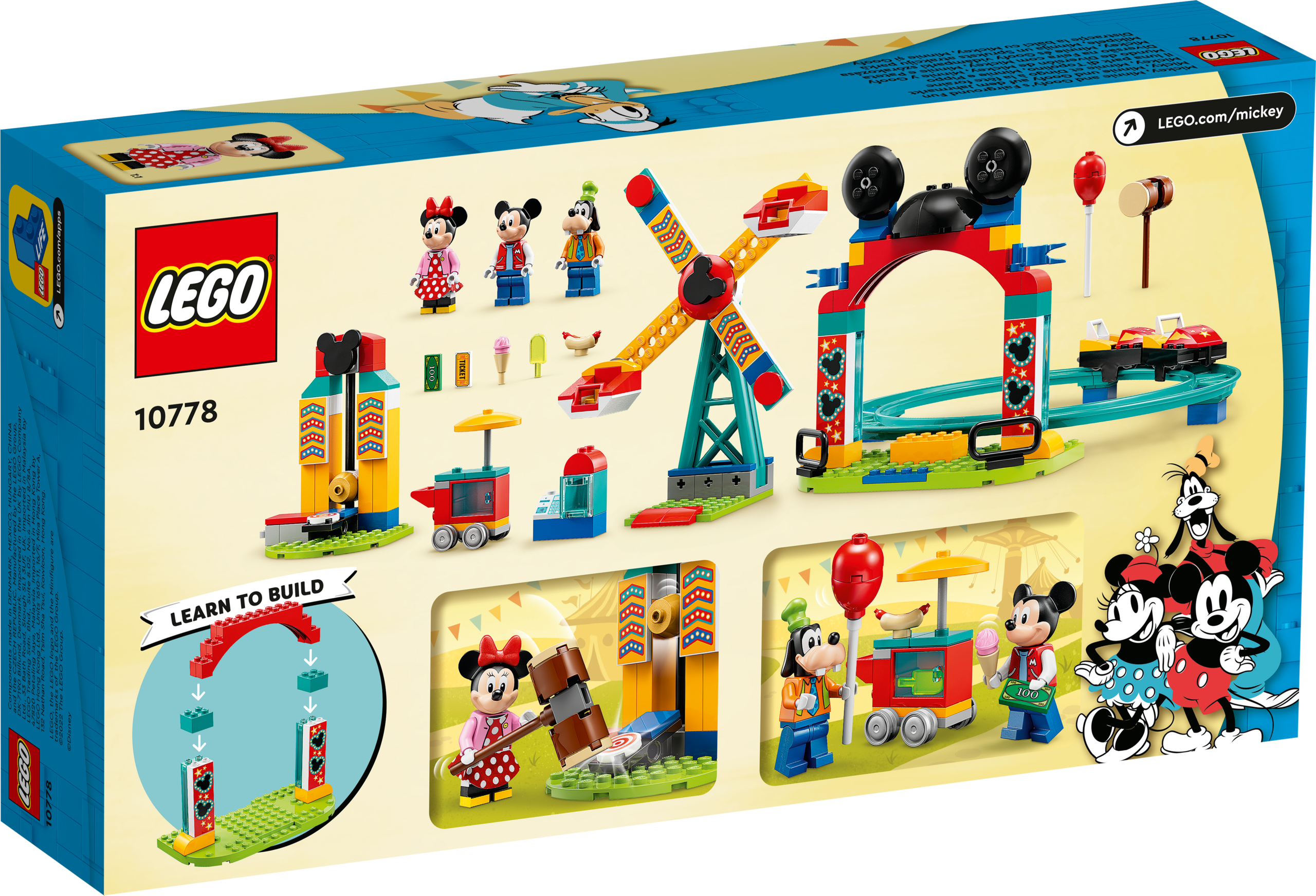 Misleidend Coöperatie Smeren LEGO DUPLO Disney Mickey And Friends Mickey, Minnie & Goofy Kermisplezier  (10778)