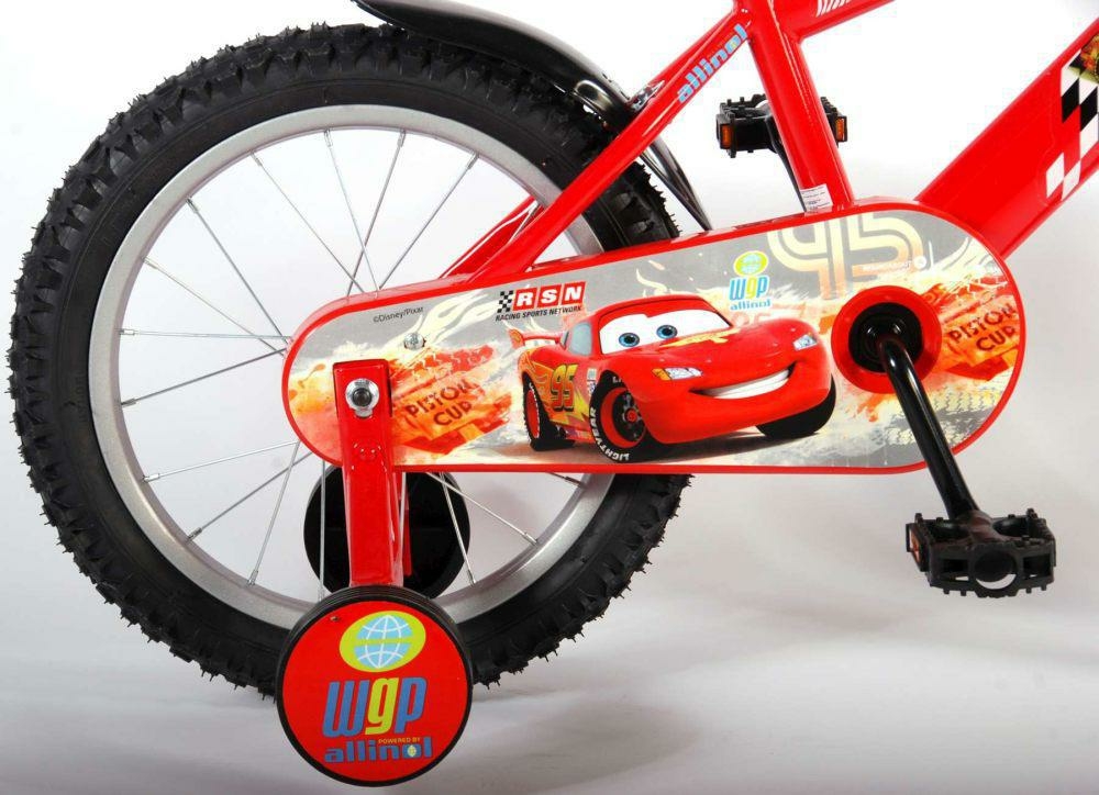 Volare Disney Cars Kinderfiets 16 inch Rood
